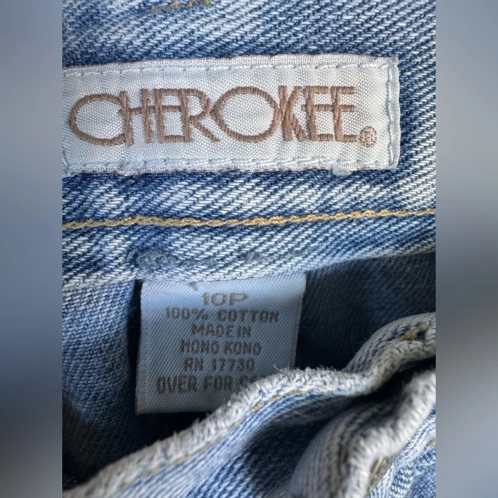 Cherokee Mom Jeans High Rise Blue Vintage 80’s 90’s Size 10 P Original Mom Jeans